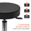 Adjustable Height Ergonomic Lab Stool with Removable Casters/Wheels