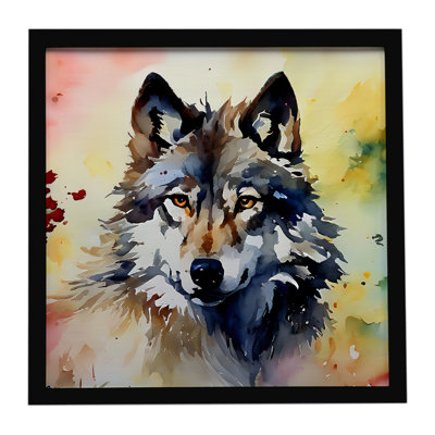 Wolves Wolf, impression sur métal encadrée