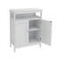 Armoire de rangement de salle de bain de style moderne avec deux portes