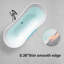 Baignoire de trempage autoportante de 71 po x 32 po avec drain et trop-plein, certifié Cupc