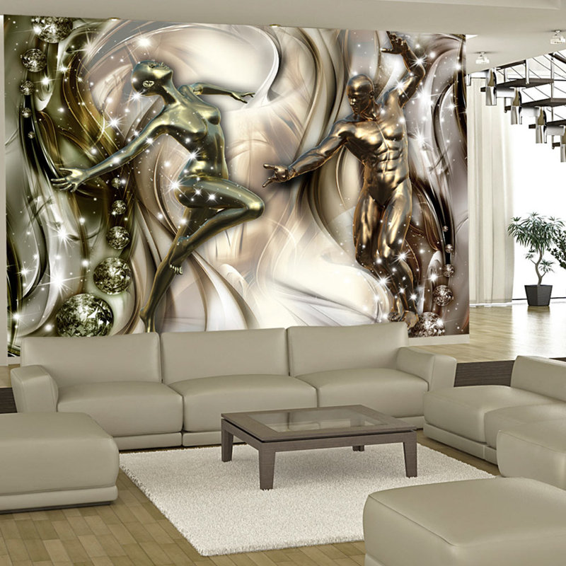 Dzidra Textured Matte Peel & Stick Mural, 294 cm x 210 cm
