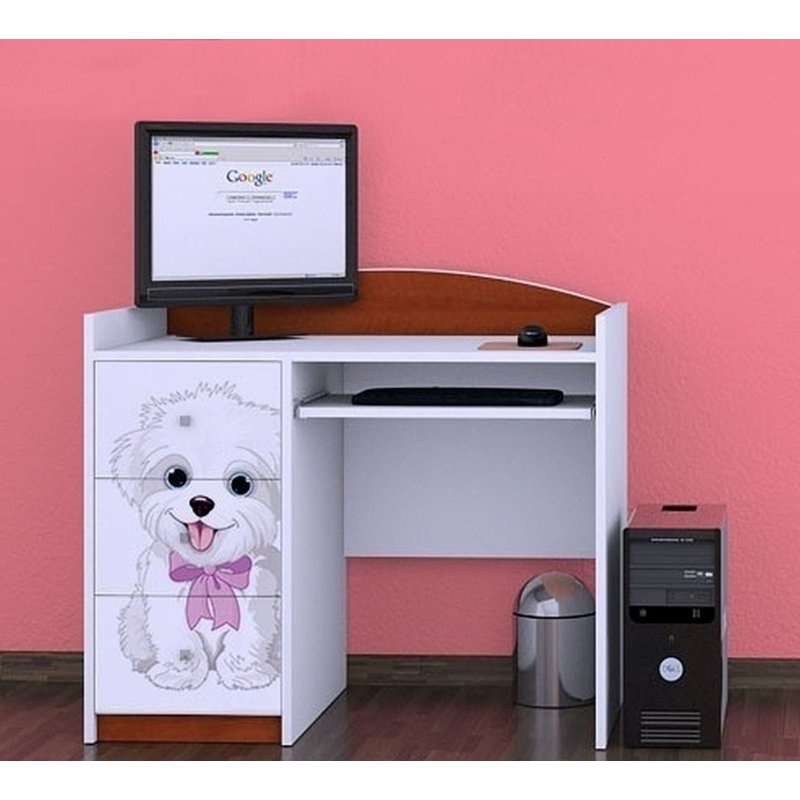 Topher 100cm Computer Desk, Brown