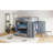 Loft Bed With Drawers, Shelves And Light-369810473