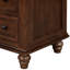 Armoire de rangement en bois à 3 tiroirs, table de bout avec plateau coulissant, idéale pour les espaces multiples et l'organisation efficace