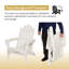 Chaise Adirondack pliante en bois massif Amza-1969041673