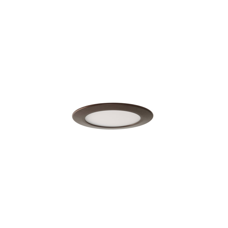 Aguanga Acrylic LED Flush Mount, 8", Bronze