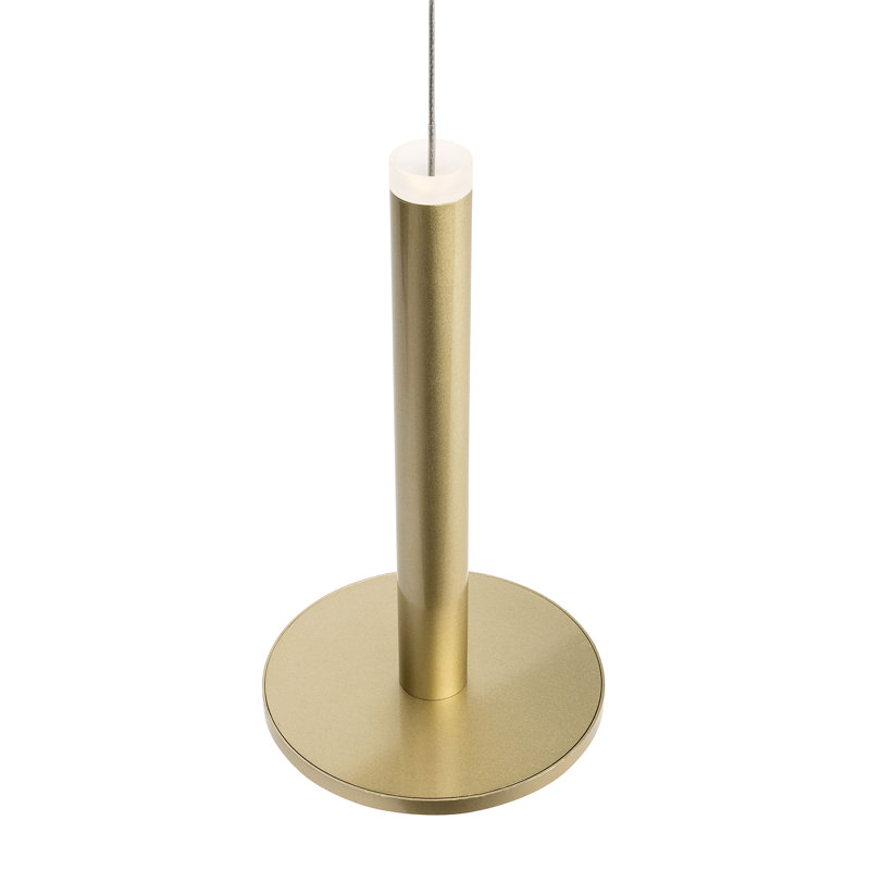 1 - Light Gold LED Geometric Pendant