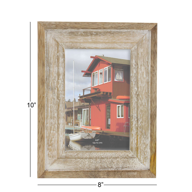 Climax Brown Wood Matte Picture Frame, 4" x 6"