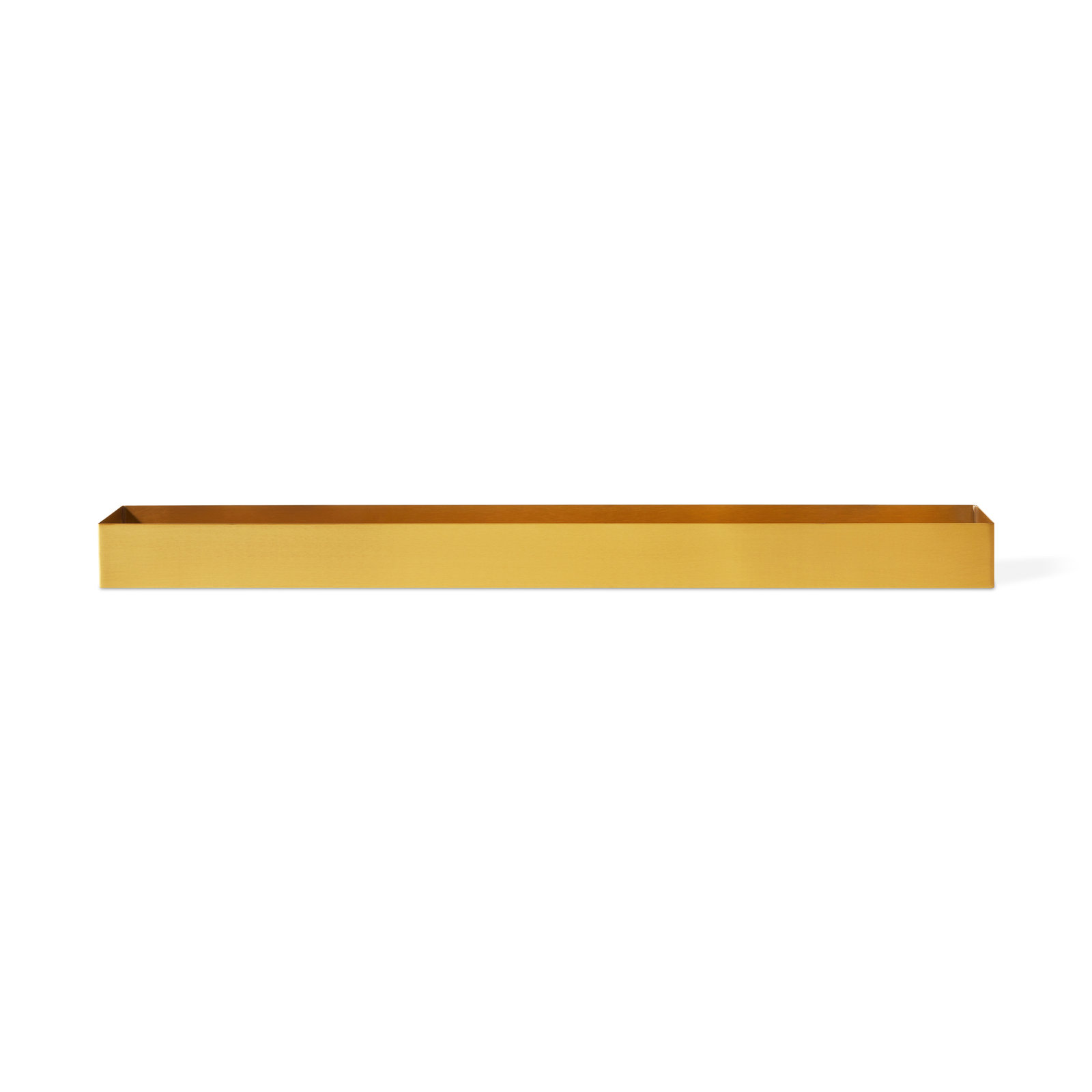 Gus* Modern 30" Planter Box, Vessel Planter Brass