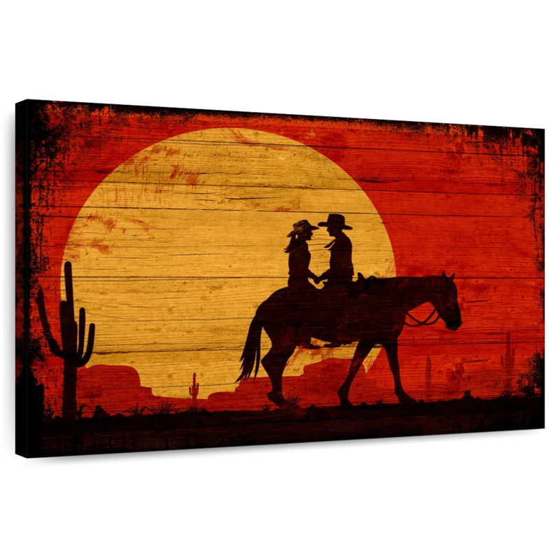 Cowboy en bois Lelar, H 30 po x l 45 po