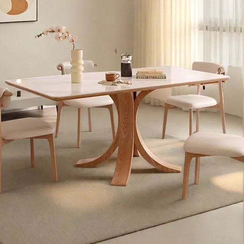 Table de salle à manger moderne et simple, H 29,53 po x L 62,99 po x l 31,5 po