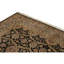 Wool Oriental Area Rug in Black/Yellow/Red