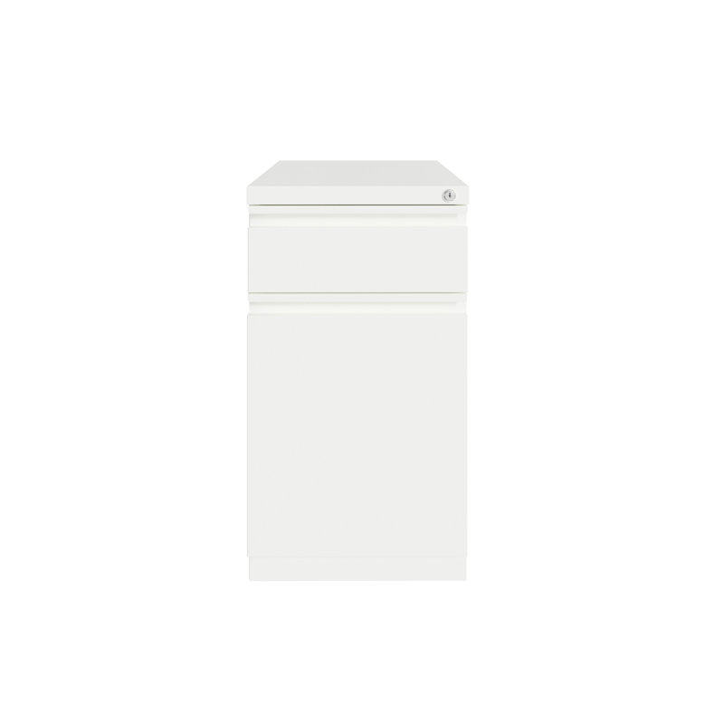 Classeur vertical mobile 2 tiroirs Emyr, Blanc