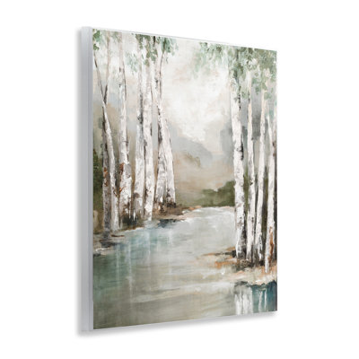 Plaque murale Veil of Silver Trunks, design par Luna Mavis