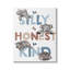 "Be Silly Honest Kind", "Baby Elephant Hippos", art mural sur bois par Ziwei Li-64143030-64143029