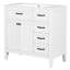 Meuble-lavabo simple 36,07 po avec meuble-lavabo en céramique-94399967