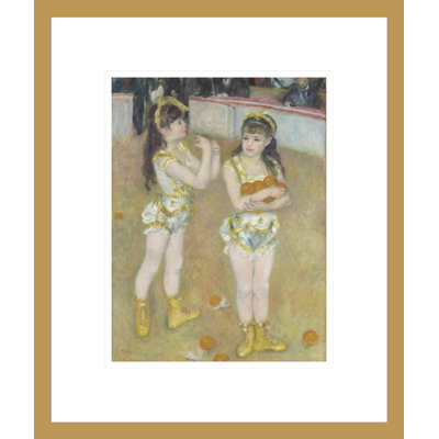 Acrobates at the Cirque Fernando par Pierre-Auguste Renoir, impression giclée encadrée