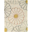 Sara Rectangle Floral Polypropylene Plastic Rug