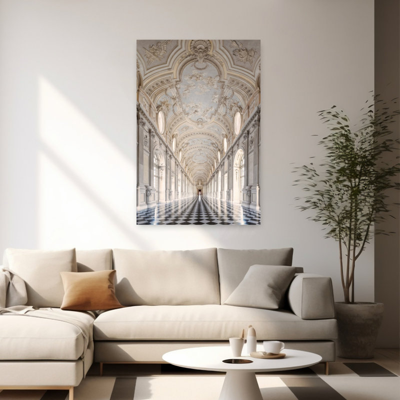 Galleria Grande, art mural contemporain abstrait, H 60 po x l 40 po