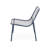 Stackable Chair Two Pieces, Matte Navy Blue Iron Technique, Handcrafted Details Applied, 26" X 22.06" 26", Seat 18" 19.5" 12.5 Chairs  2 , Iron, Integrated,