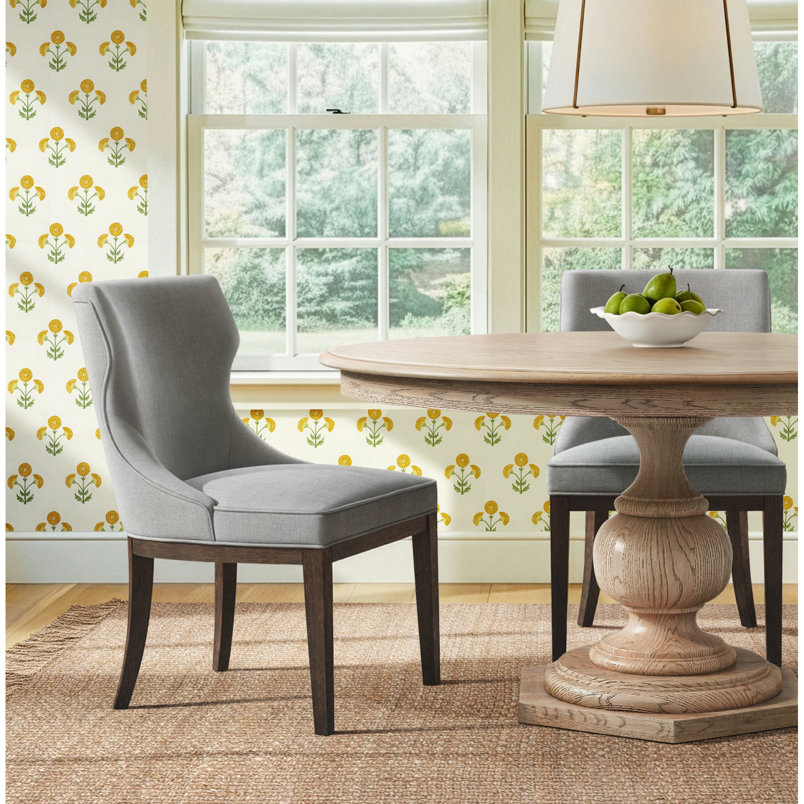 Hutton Walnut Side Chair