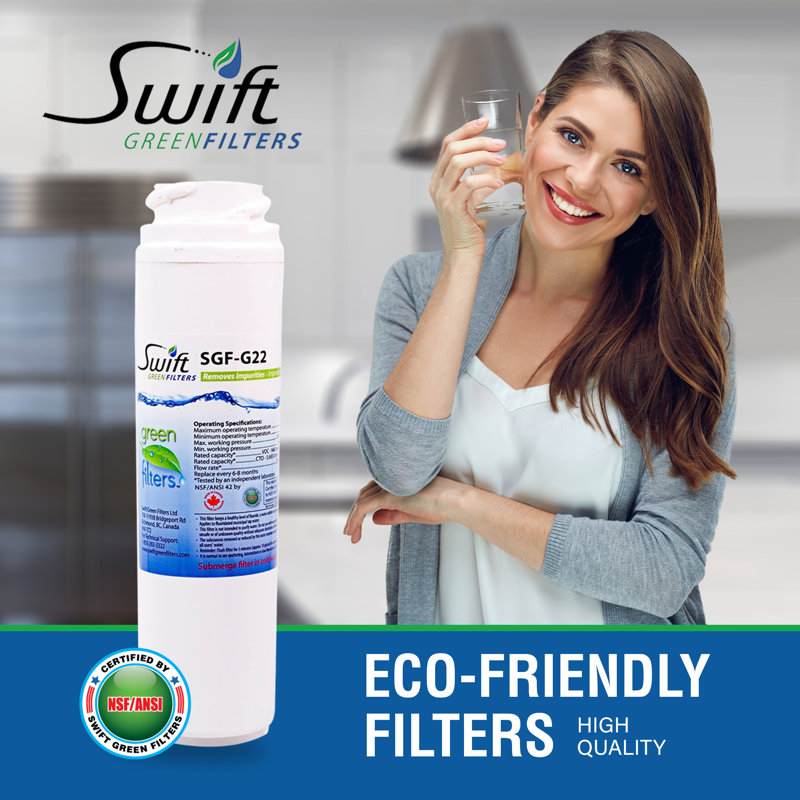 SGF-GSWF Compatible Refrigerator Water Filter for GE GSWF Kenmore 46-9914, EFF-6023A.