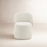 Lola Upholstered Side Chair with Casters(Set of 2)