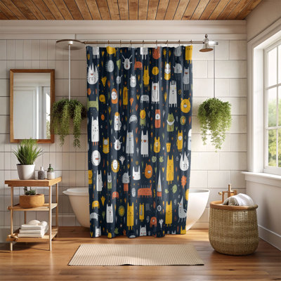 Joyful Figures - Premium Shower Curtain