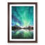 Northern Lights over Skagsanden Beach - Picture Frame Graphic Art Print-56925394-56925395