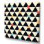 «Black and Beige Retro Geometrics I», impression sur toile-67466121-67466128
