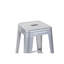 Tabouret à hauteur de comptoir de 30 pouces, ensemble de 2 tabourets de bar en métal sans dossier, non empilable, amovible et facile à assembler, conception peu encombrante pour îlot de cuisine / bar / café / salle à manger (argent)-130942024-130942029