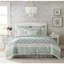Édredon très grand 9 pièces en coton pour chambre de rêve, avec tissu, tissus imprimés et coussins décoratifs