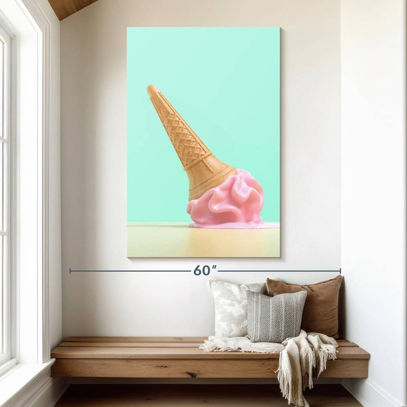 Déversement de crème glacée Yarlin, H 51 po x l 34 po