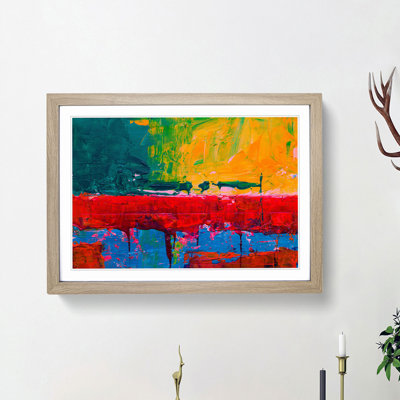 Abstract Art Painting Vol.439 by S.Johnson - Framed Print