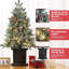 3' H Lighted Artificial Christmas Tree