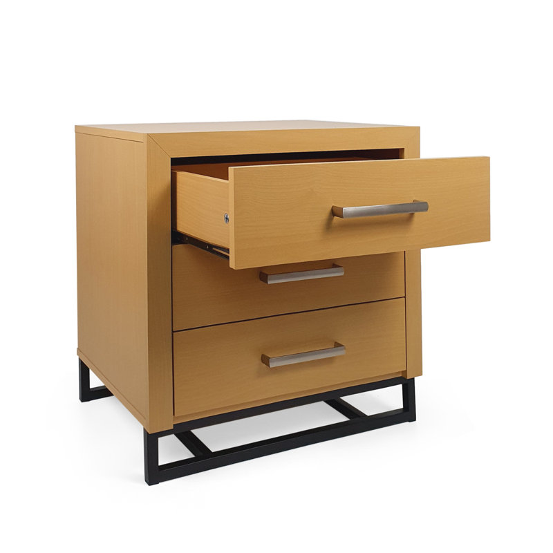 Commode 3 tiroirs, Érable