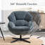 Upholstered Swivel Wingback Chair-168214135-168214132