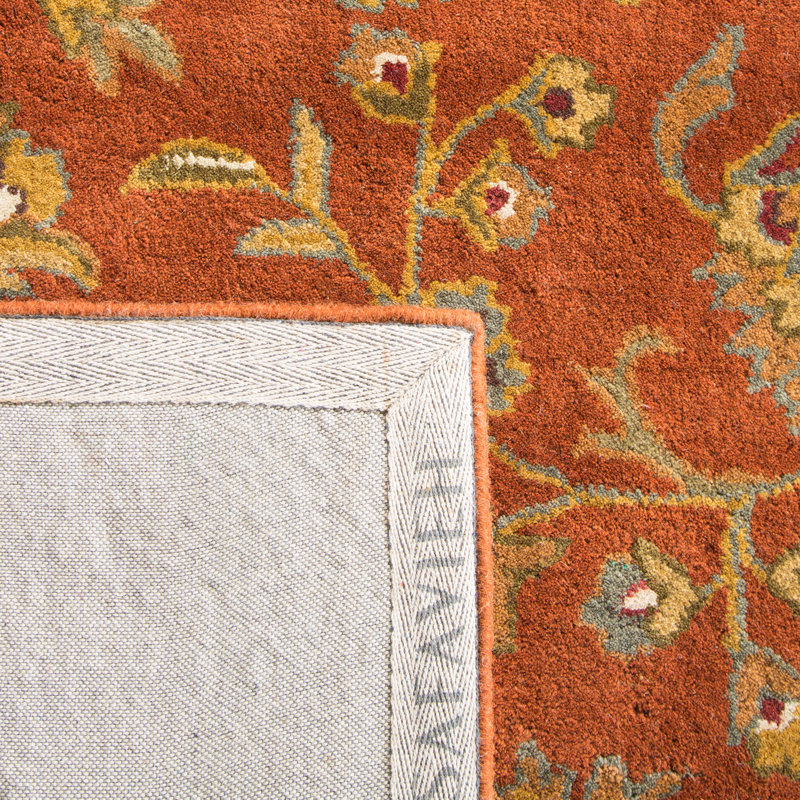 Tapis oriental en laine touffeté à la main Balthrop, Rectangle 3 pi x 5 pi