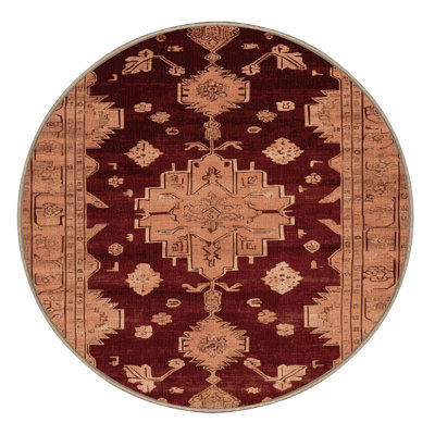 Tapis brun lavable à la machine