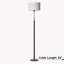 Lampe sur pied 60 po Avrill