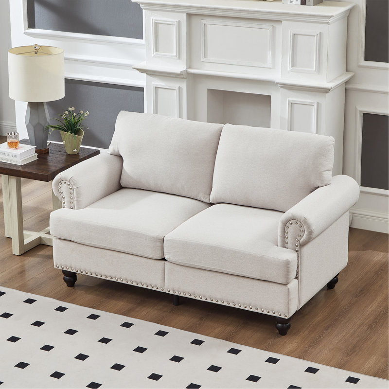 Causeuse 59,5 po., Beige