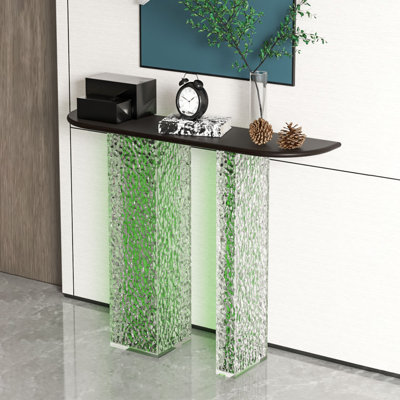 Console moderne en acrylique minimaliste