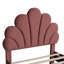 Akershus Upholstered Bed With Shell-Shaped Headboard-262377589