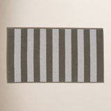 Simple Striped Striped Bath Mat