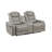 Danykah Leather Console Loveseat Light Gray-204574271