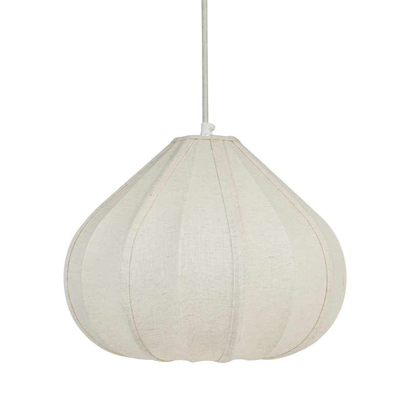 Petite lampe suspendue Zubeda, H 13 po x l 14,5 po x P 14,5 po