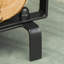 Support à bois de chauffage et outils pour foyer - support à 2 niveaux, noir, capacité de 154 lb, pour foyer, poêle, foyer, l 14,5 po x l 13,41 po, H 29,82 po et foyer, foyer, 14,5 po x 13,41 po x 29,82 po