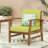 Club Chair, Manufactured With Long-Lasting Wood And Slats Patio Crafted From Slat Panel Appearance-113590799