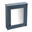 Armoire de rangement murale 24 po x 27 po avec miroir, tablettes réglables pour une organisation efficace et un gain de place-1383691712