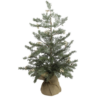 Faux Tree With Tallow Berries - Tree Ships With Limbs Folded In And Requires Arrangment Of The Limbs.